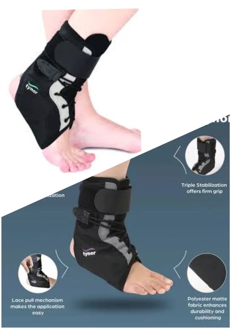 The Tynor Ankle Brace Single Medium, 1 Count, is a...