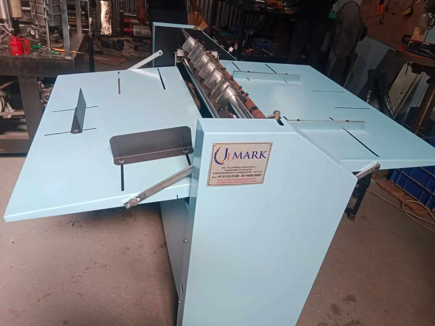 JJ Mark Roller Creasing machine is in TVM
Dimensio...
