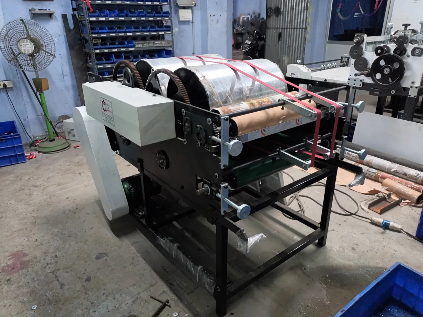 JJ Mark Flexographic Bag to bag printing machine i...