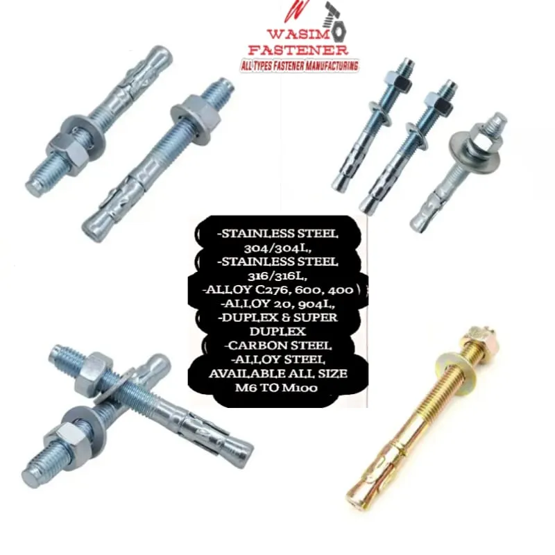 M6 SS 304 expansion bolt
M8 SS 304 expansion bol...
