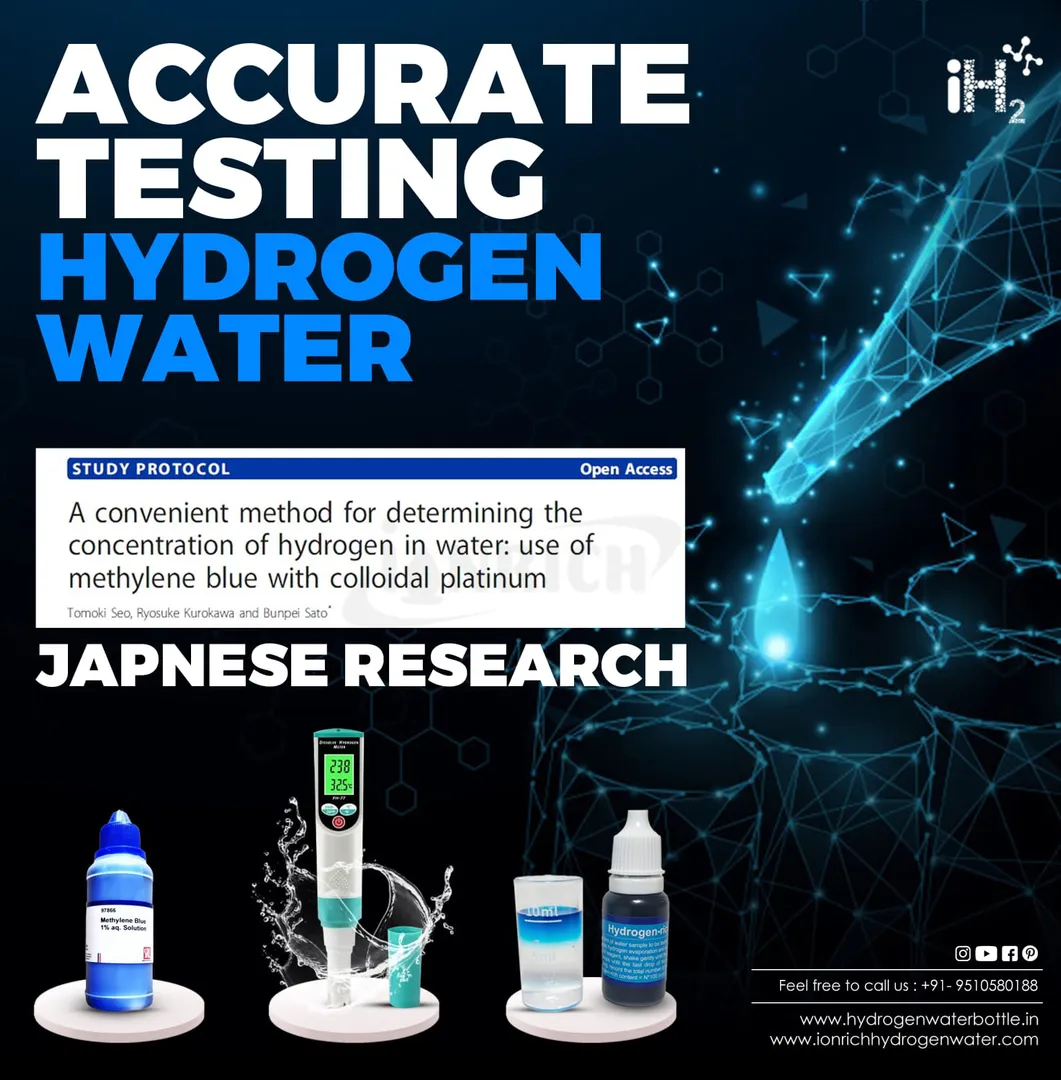 Accurate testing of hydrogen water - There are two...