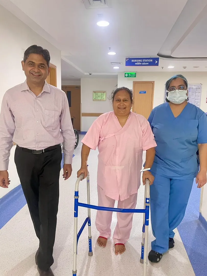 50 years old female from Delhi suffering from adva...