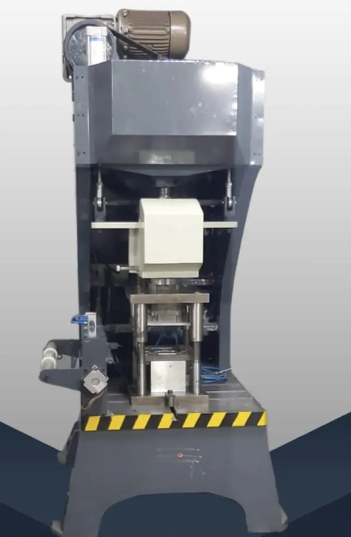JJ Mark Aluminium container making machine is in T...
