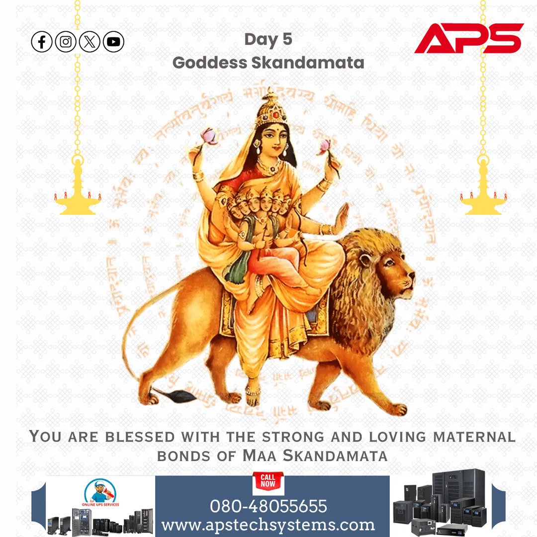 Navratri Day 5
Mother of Skanda (Karthikeya), God...