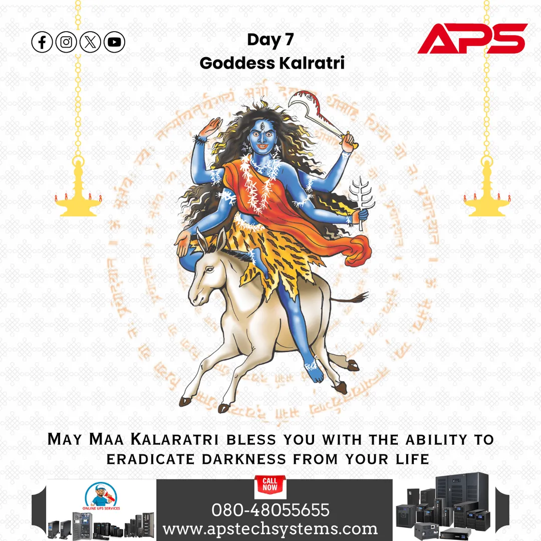 Day 7 - Goddess Kalratri
May Maa Kalaratri bless ...
