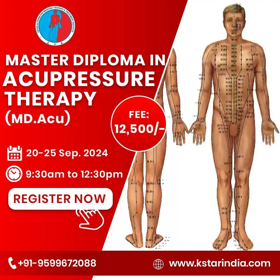 Master Diploma In Acupressure Therapy in Karolbagh...