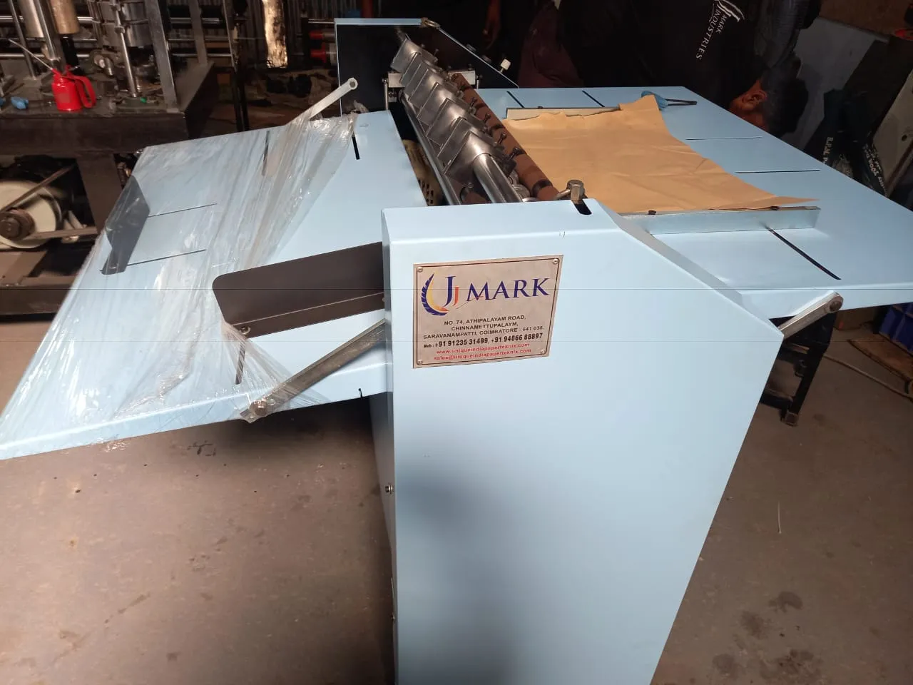 JJ Mark Roller Creasing machine is in Tirupur
Dime...
