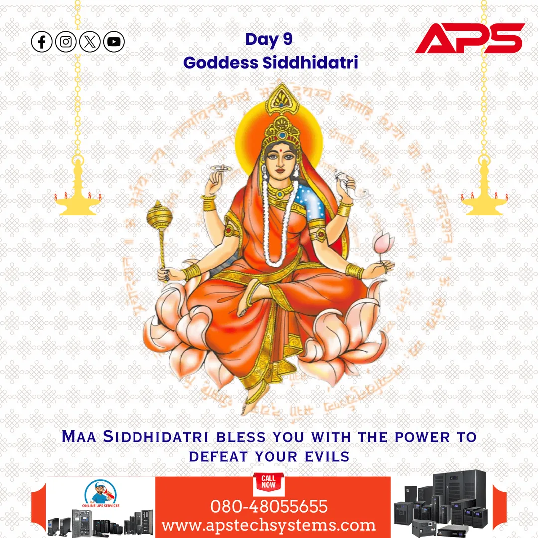 Navratri Day 9
Goddess Siddhidatri The last day ...