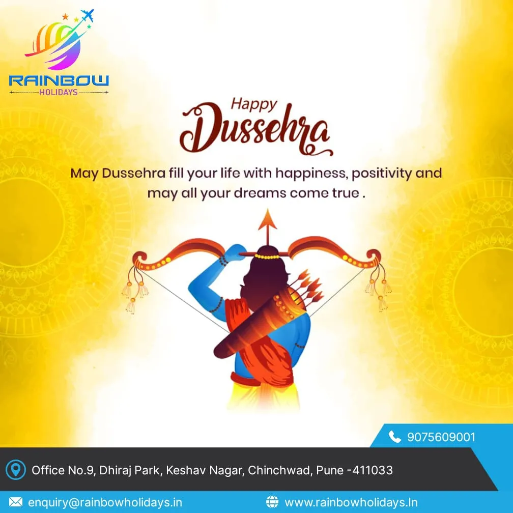 Celebrate Dussehra with Rainbow Holidays - Your Tr...