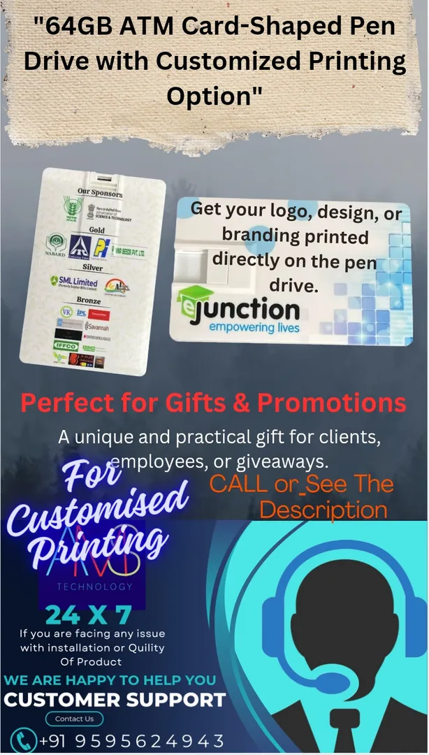 Gift Your Brand to Your Customer
ATM Card Shap Ty...