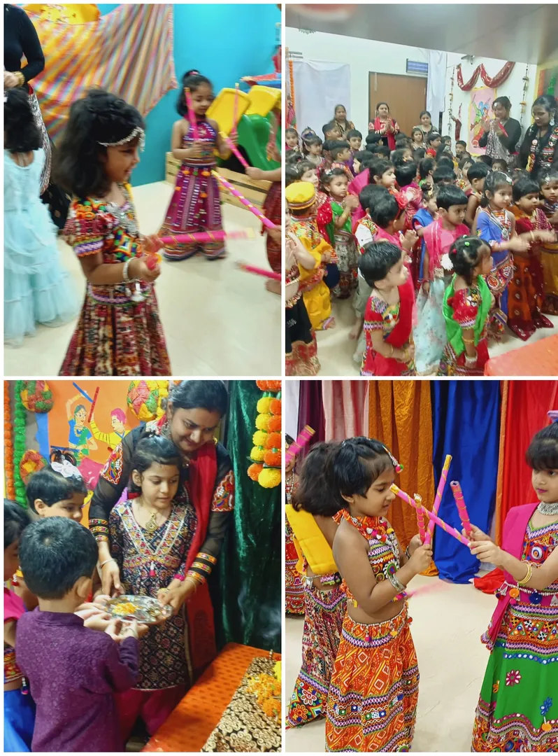 Navratri celebration at school…. Maa Ambe puja , G...