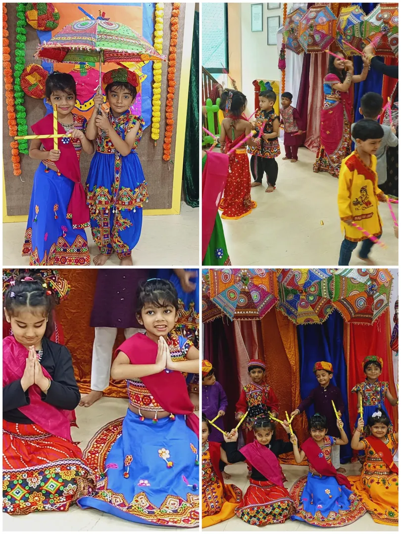 Navratri celebration at school…. Maa Ambe puja , G...