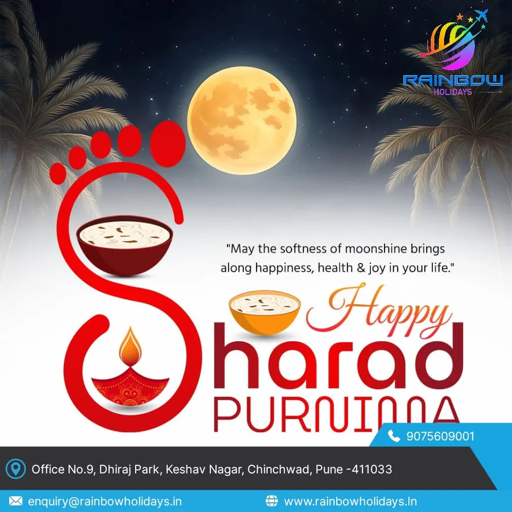 Celebrate Sharad Purnima with Rainbow Holidays!
...