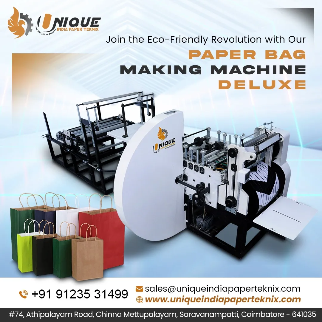 JJ Mark Paper bag Making Machine is in Mumbai
Larg...