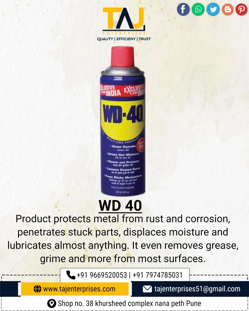 #TAJENTERPRISES
#industrialmaterialsuppliers
#wd40...