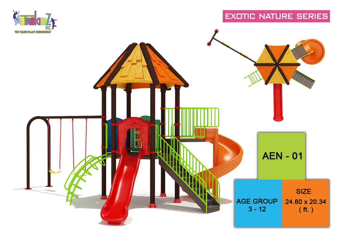 Common Features:
Climbing Structures: Includes cli...