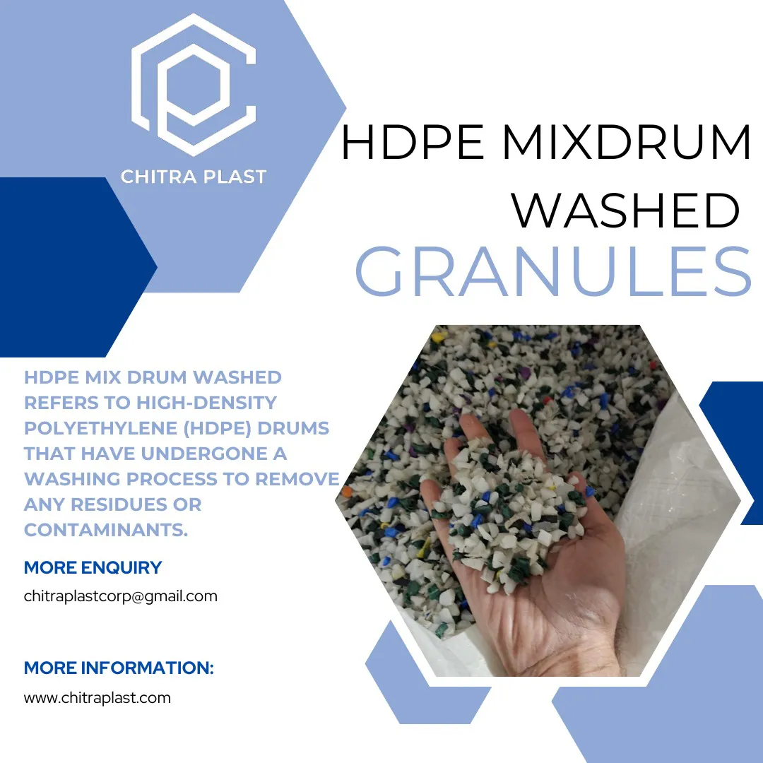 HDPE Mix Drum Washed offers high-quality, cleaned,...