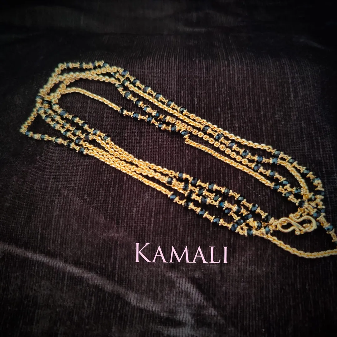 Black Bead Chain
Recommended for party wear and d...