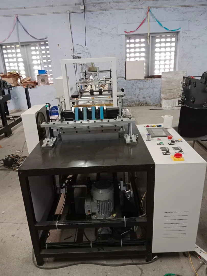 JJ Mark Aluminium foil pouch making machine/Silver...