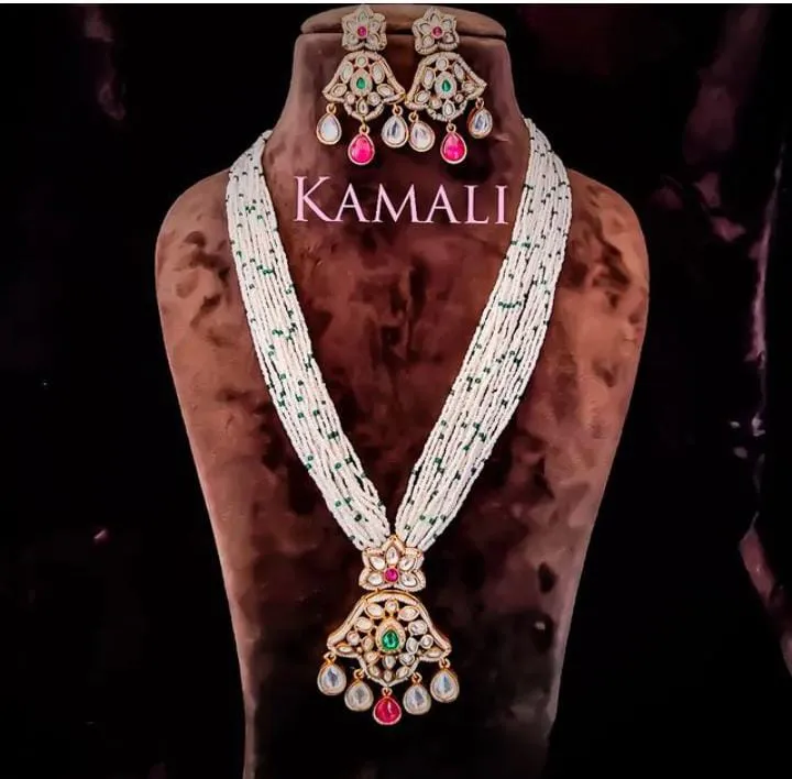 Exclusive Kundan Set with Pearls
Kamali Queen Laz...