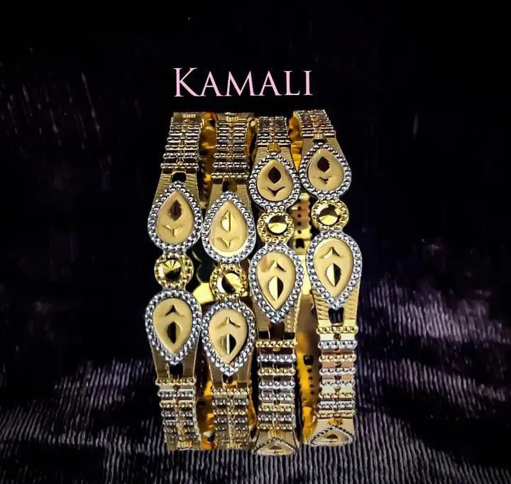 CNC Bangles
Rhodium Plated Gold Mixed Bangles
Ar...