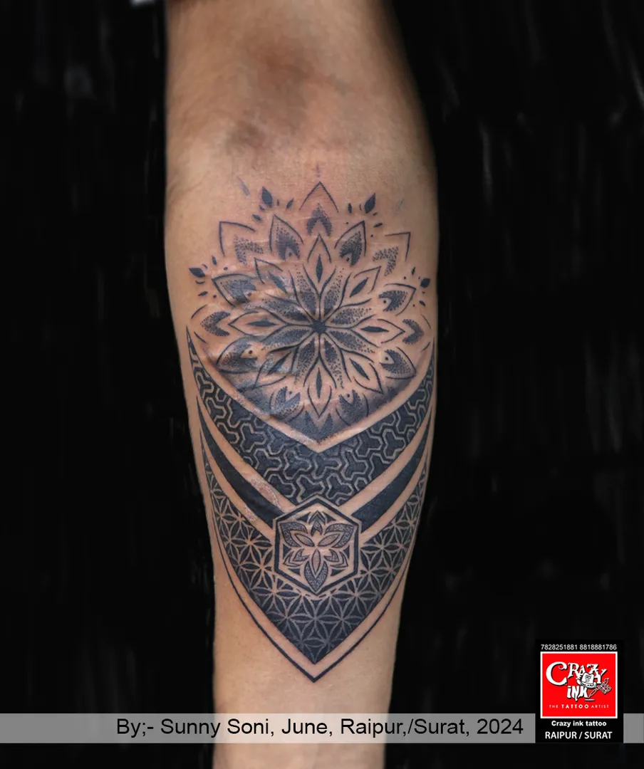 GEOMETRIC WITH MANDALA TATTOO DESIGN
Mandala...