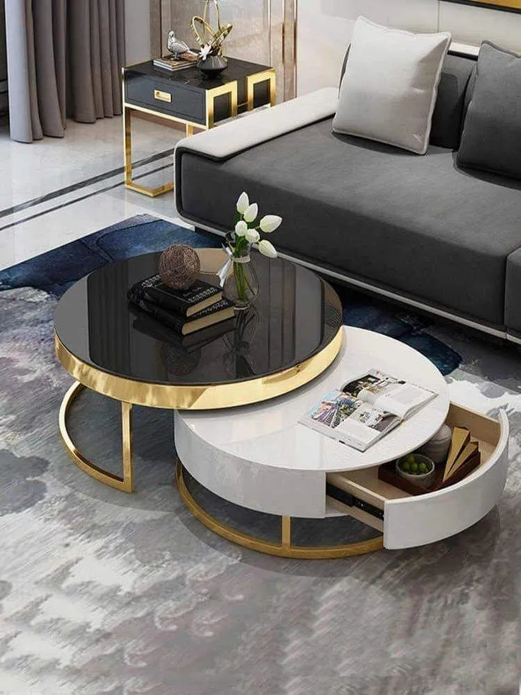 SS double round center table in kirti nagar new de...