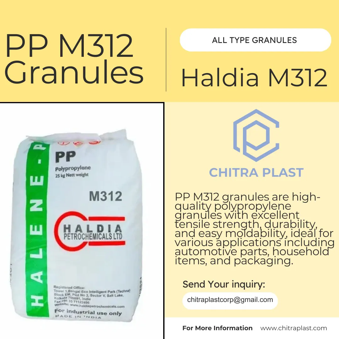 The PP M312 is a high-quality polypropylene grade ...