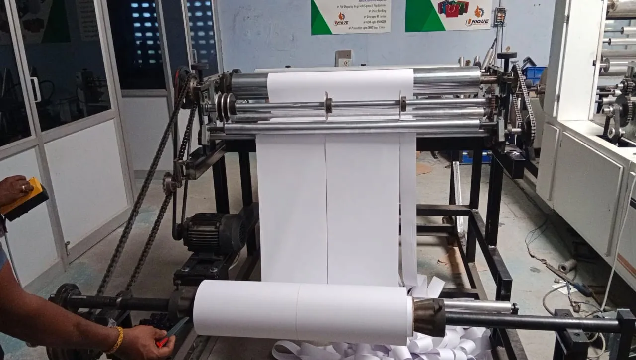 JJ Mark Roll to sheet cutting machine is in Karnat...