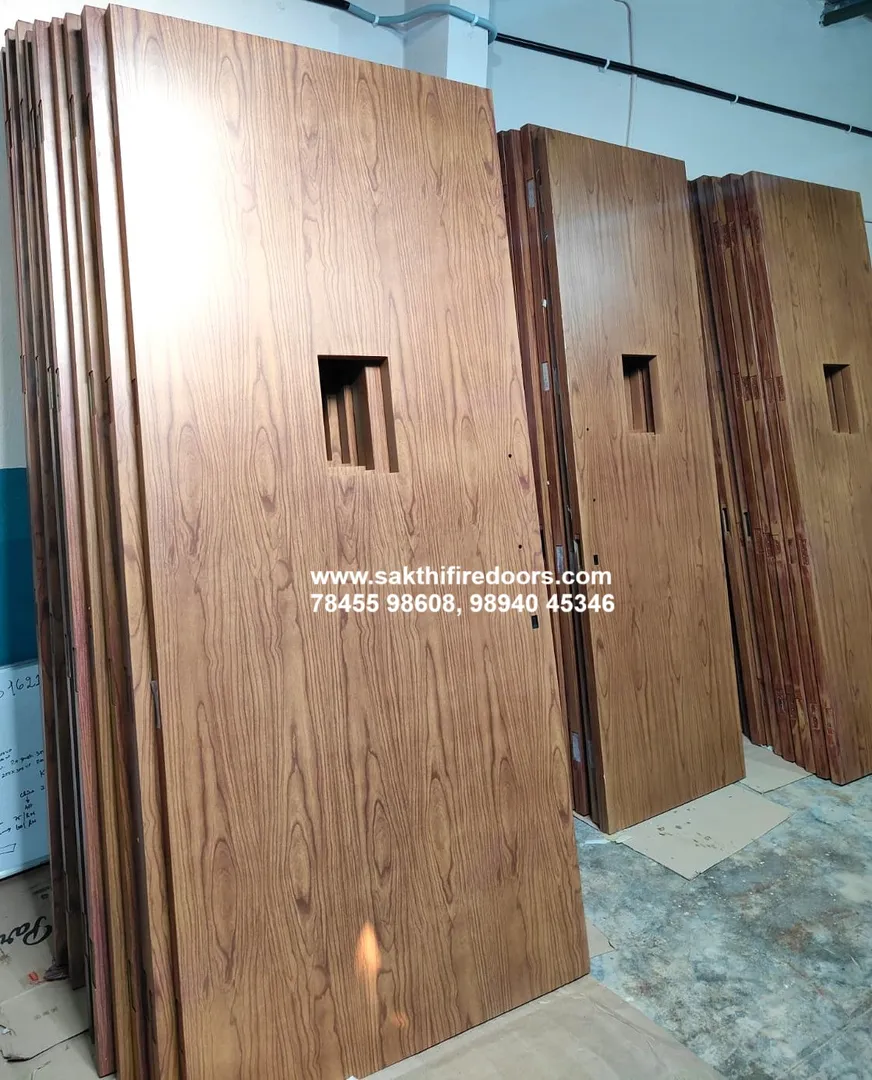 "Wood Finish Steel Door Manufacturer in Coimbatore...