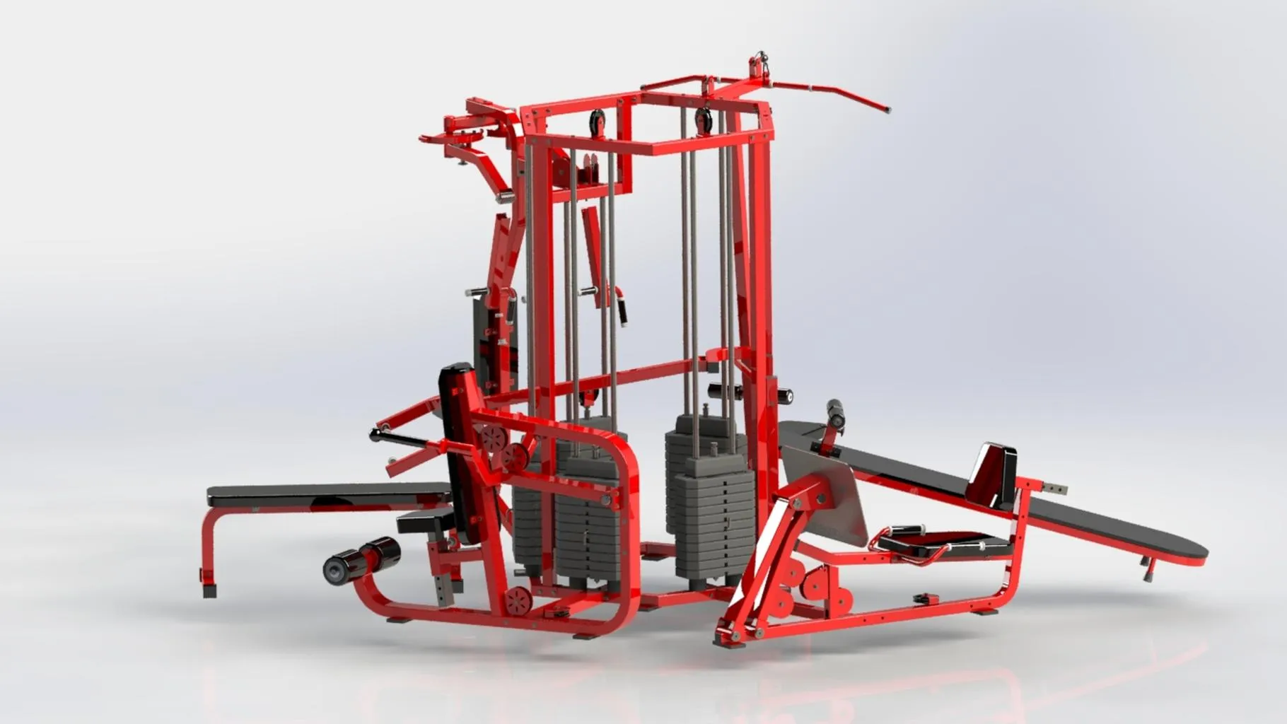 A multi-station gym is a versatile piece of fitnes...