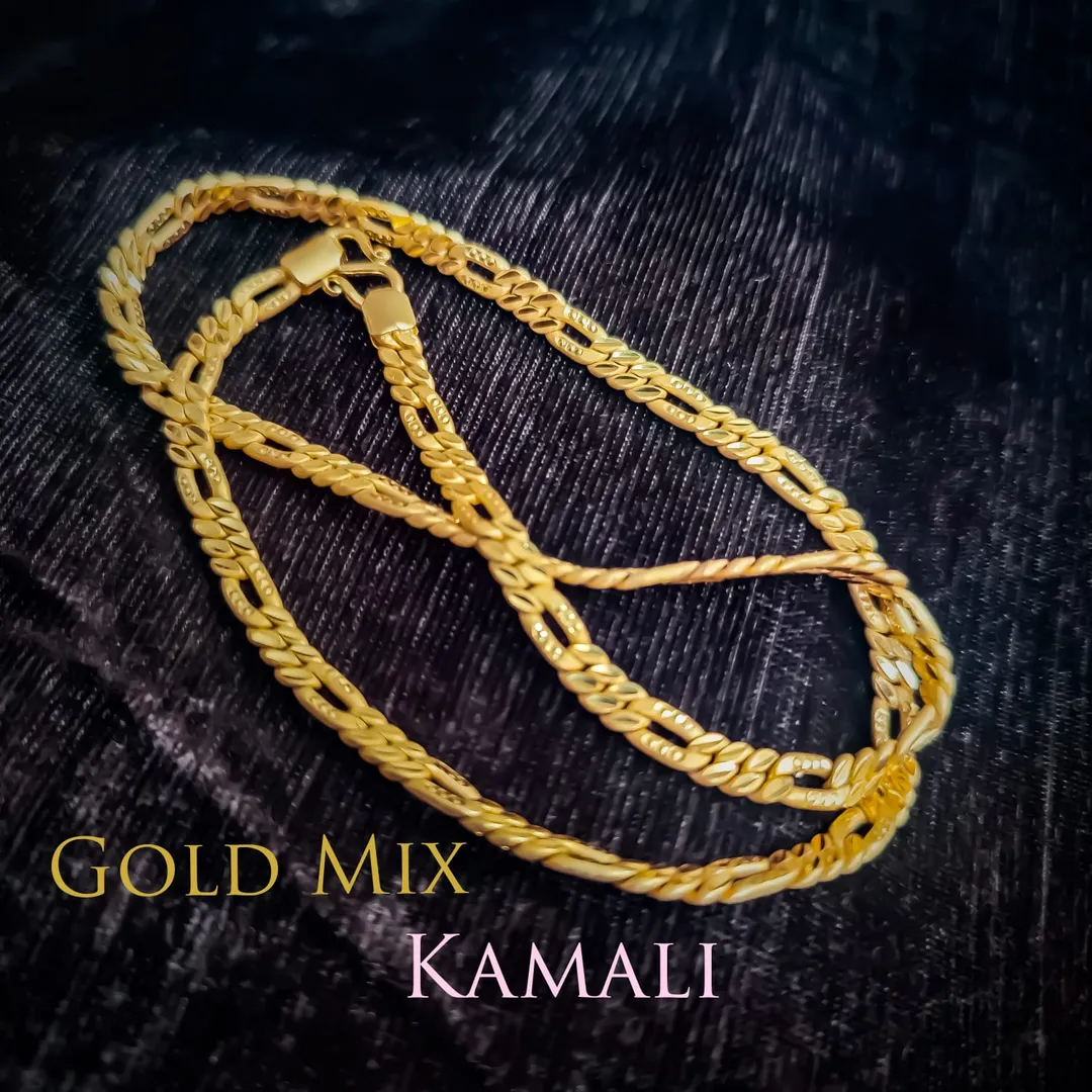 Gold Mix Short Chains
Artificial Gold Plated Jewe...