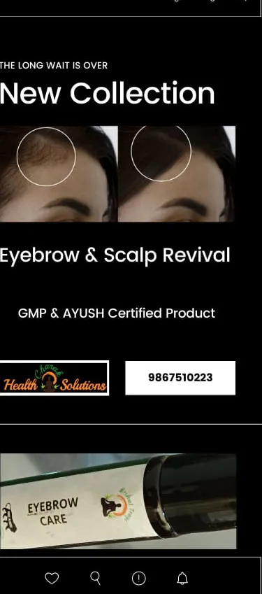 Reviving the eyebrows and scalp is key to boosting...