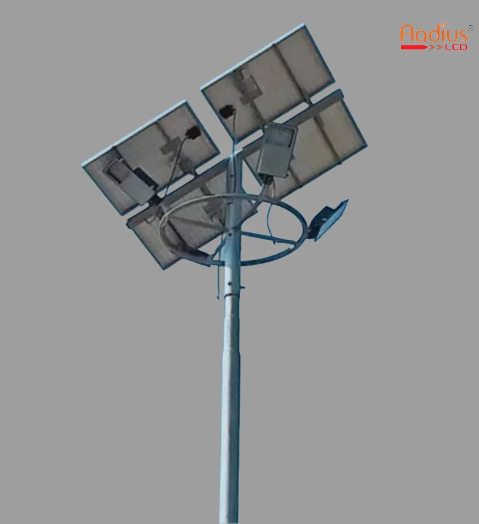 120W Solar Highmast Led Lights manufacturer in Gha...