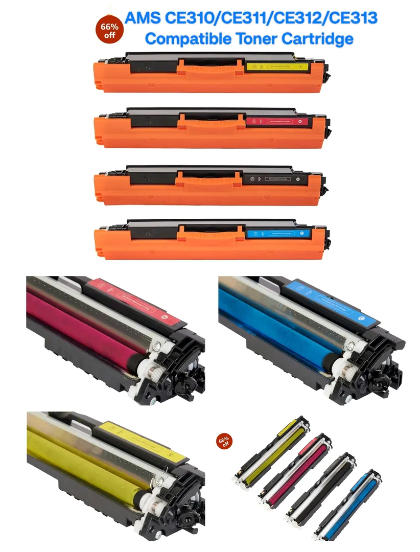 AMS Toner Cartridges – CE310A Black, CE311A Cyan, ...