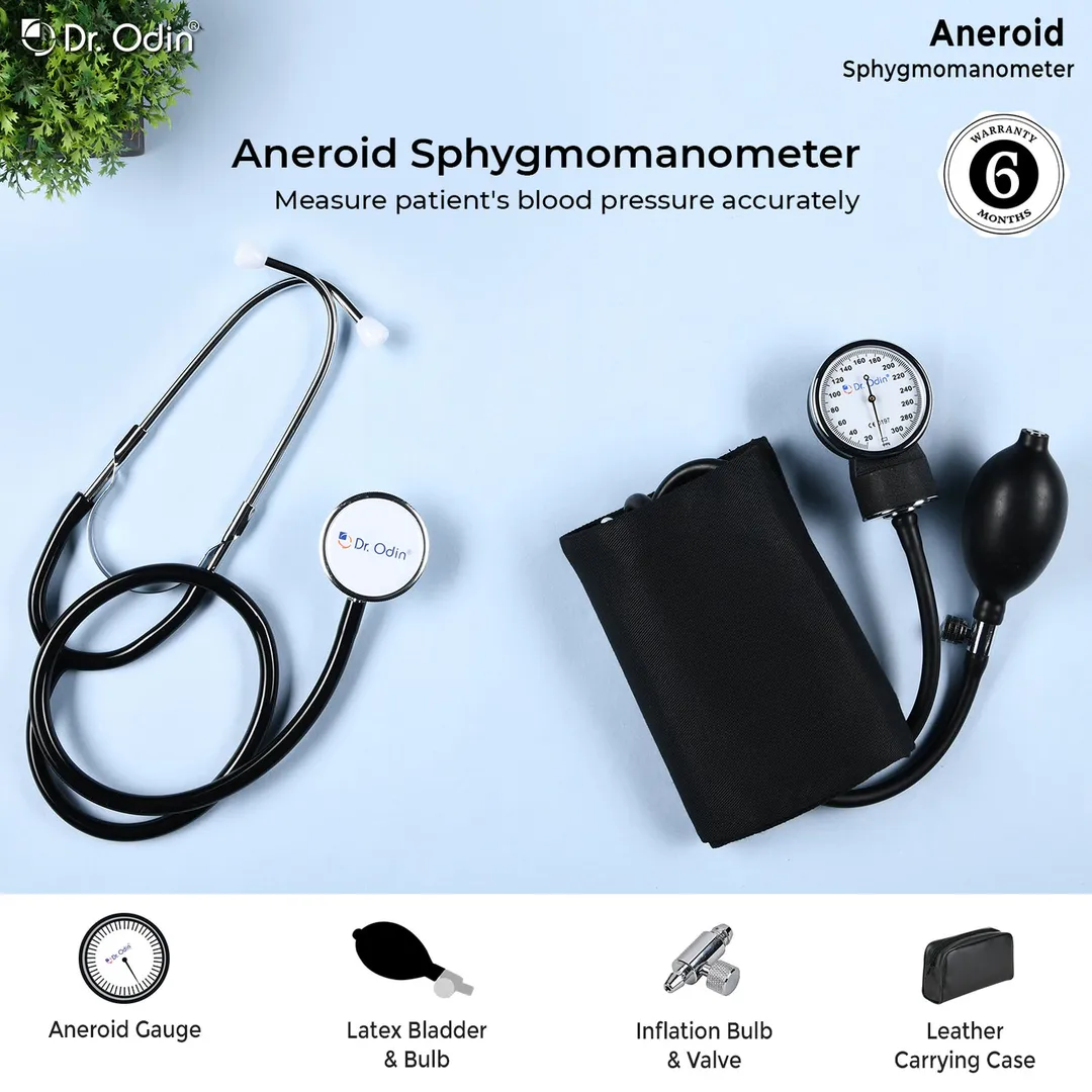 Aneroid Sphygmomanometer with Stethoscope
This com...