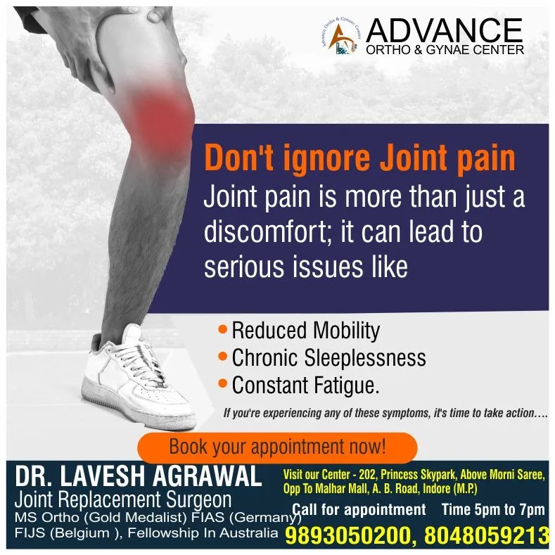 Best Joint Pain Specialist in Indore!
If you’re s...