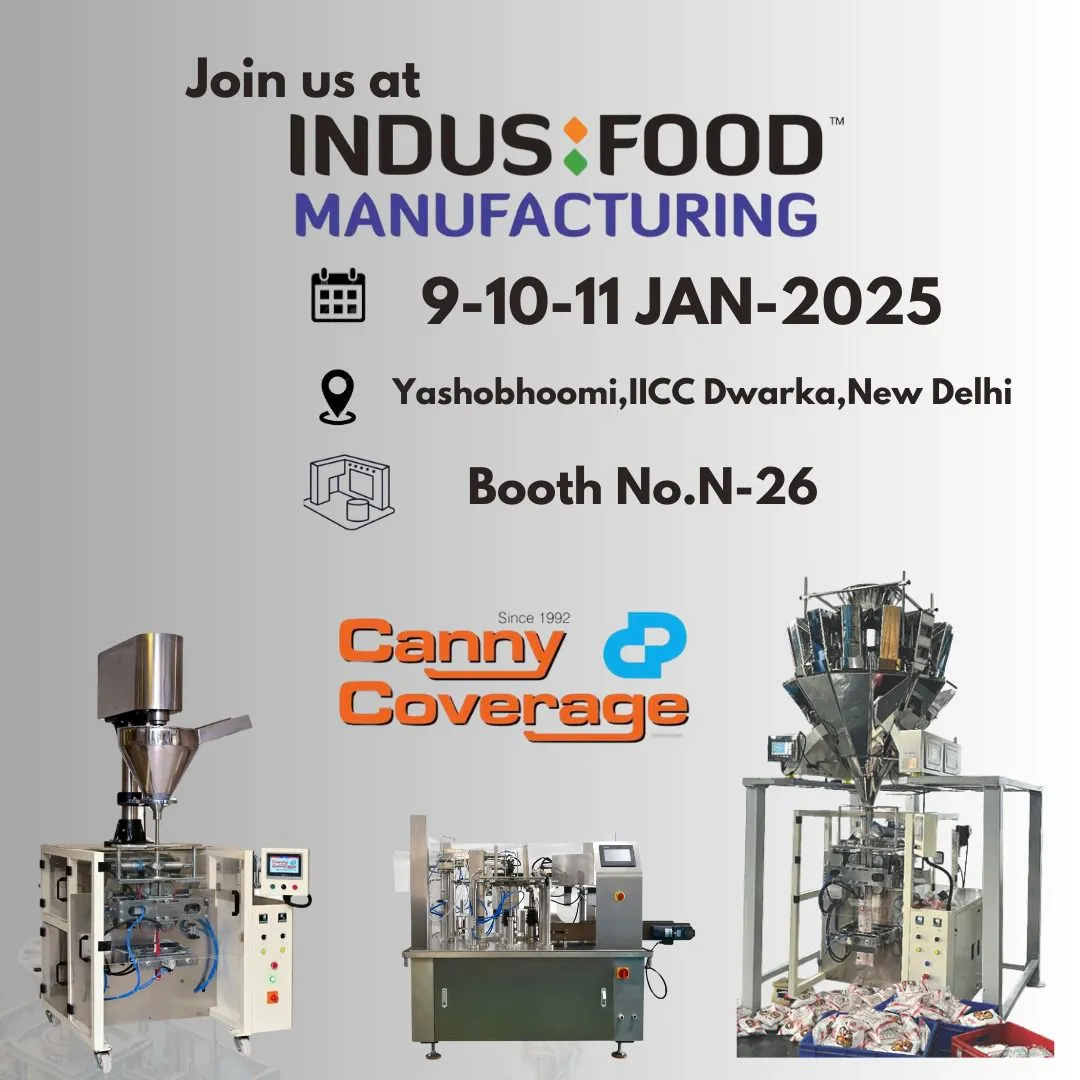 Do visit us at IndusFood Manufacturing!
#pouchpac...