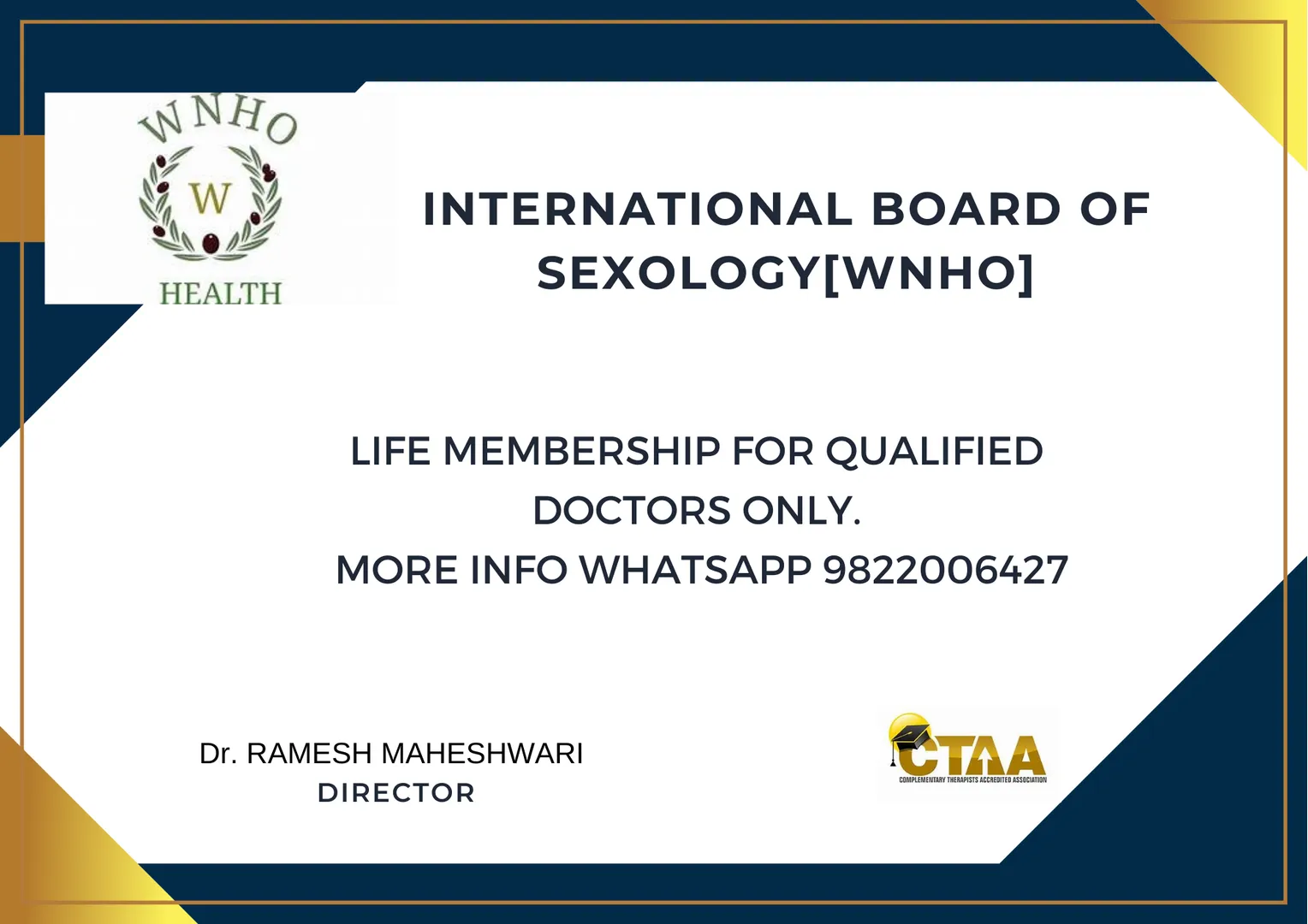 Dr Ramesh Maheshwari, Best Sexologist in Pune, con...