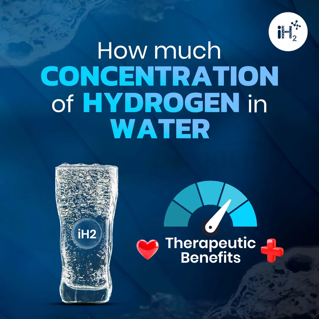 HOW MUCH CONCENTRATION OF HYDROGEN IN WATER IS GOO...