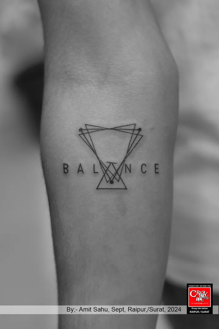 FIND YOUR CENTER WITH THIS STUNNING MINIMALIST TAT...