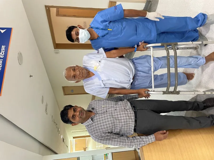 Successful Left knee Replacement done for patient ...