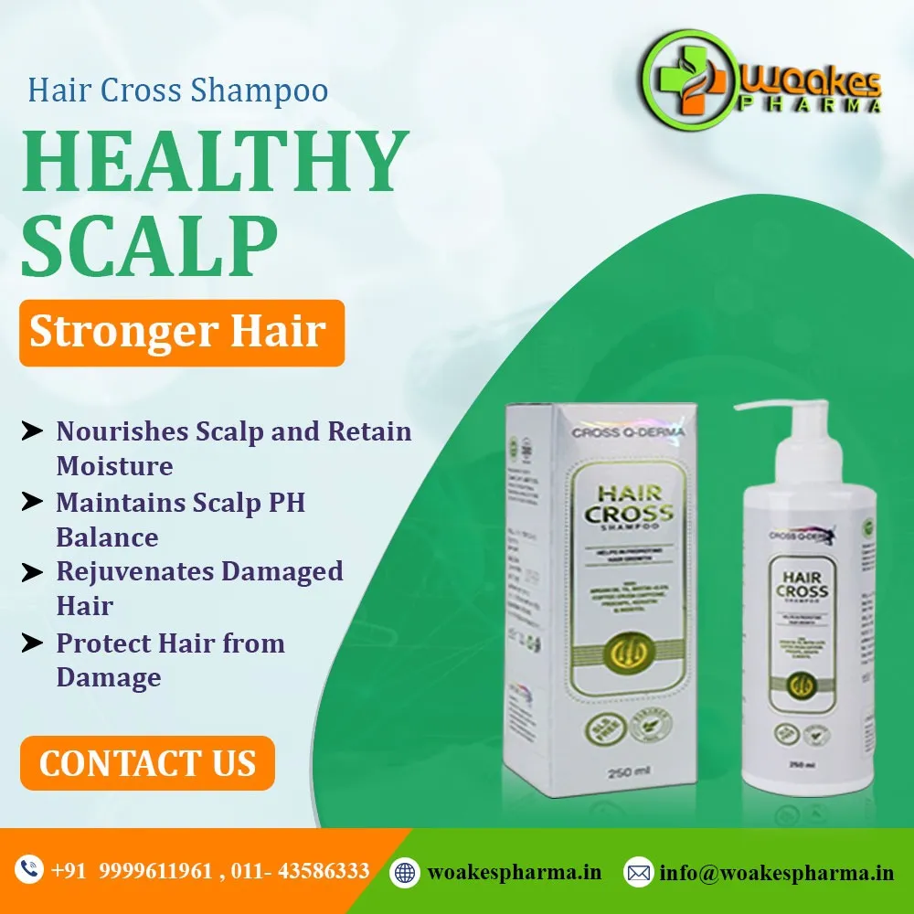 Hair Cross Shampoo Healthy Scalp. Stronger Hair. T...