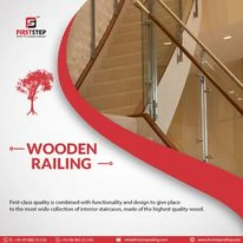 Introducing our premium wooden railing manufacturi...