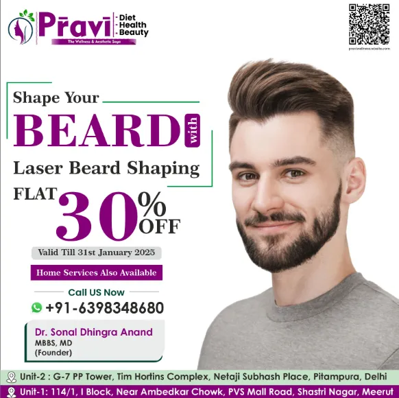 LASER BEARD SHAPING IN PITAMPURA
LASER BEARD SH...