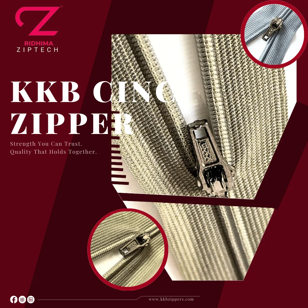 KKB Cinc Zipper – Premium & Durable Zippers for Tr...