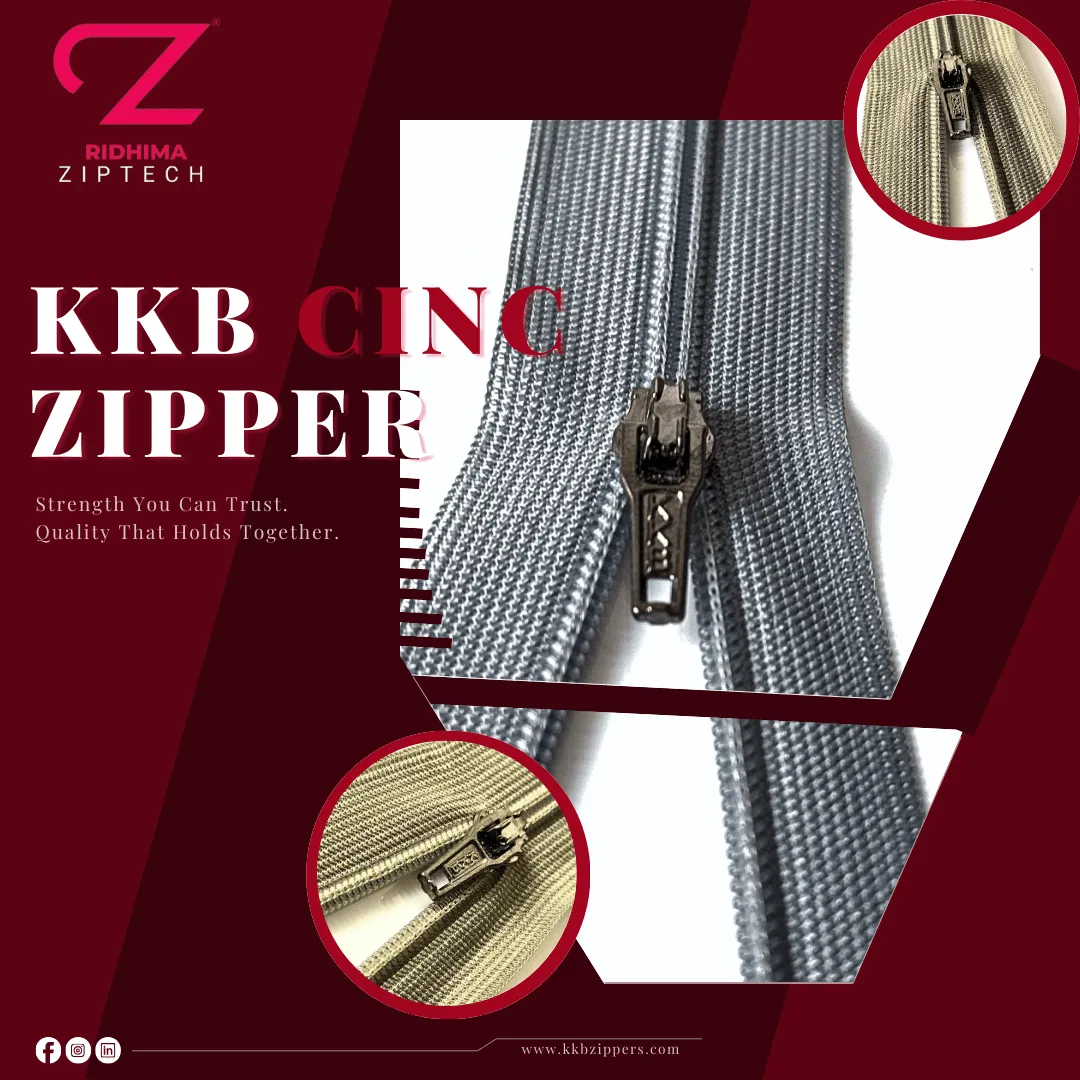 KKB Cinc Zipper – Premium & Durable Zippers for Tr...