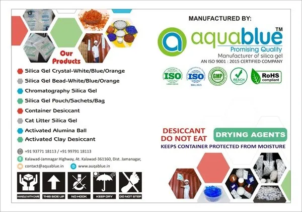 Silica gel's high specific surface area allows it ...