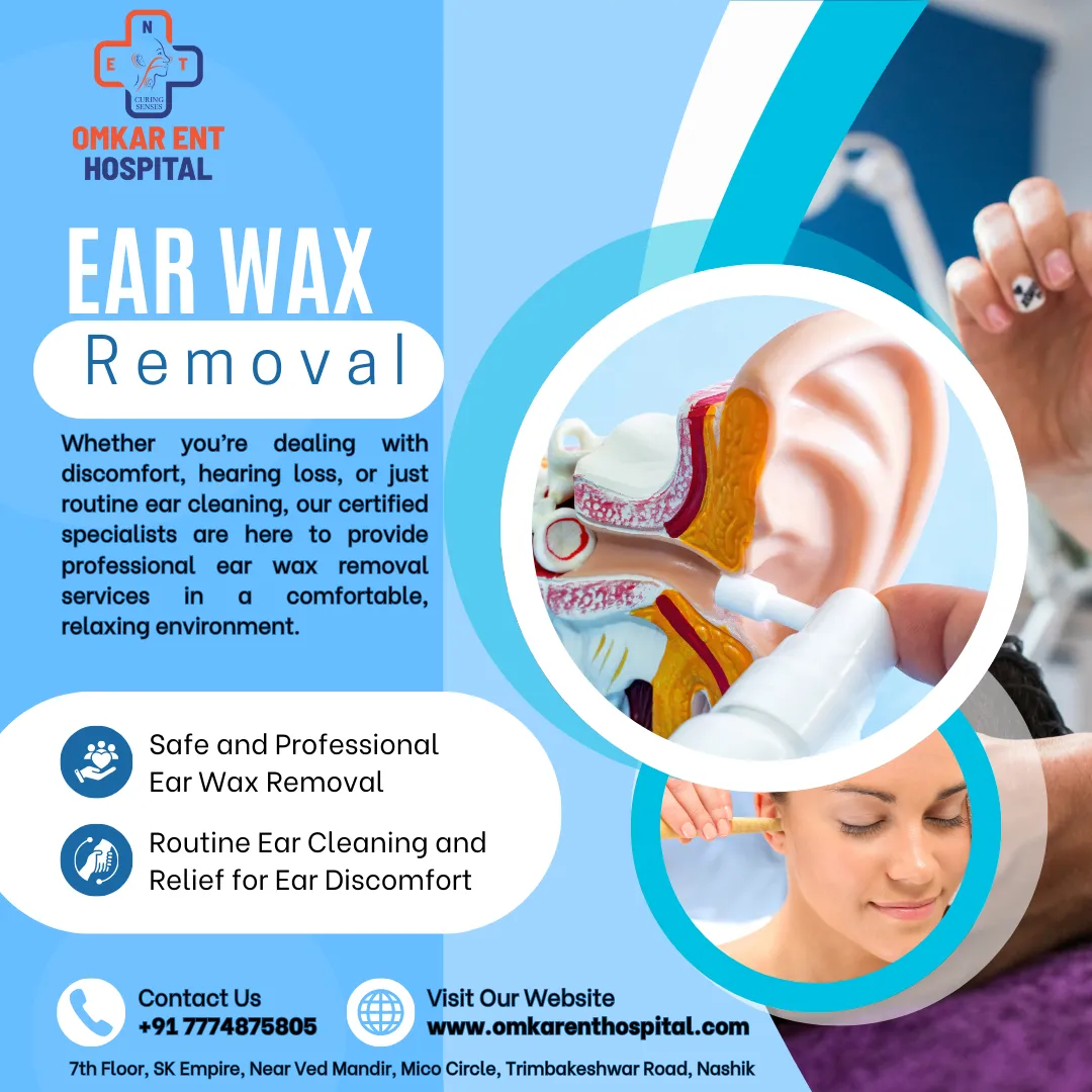 Ear Wax Removal-
By, - Dr Mukesh More
MS- ENT
It...