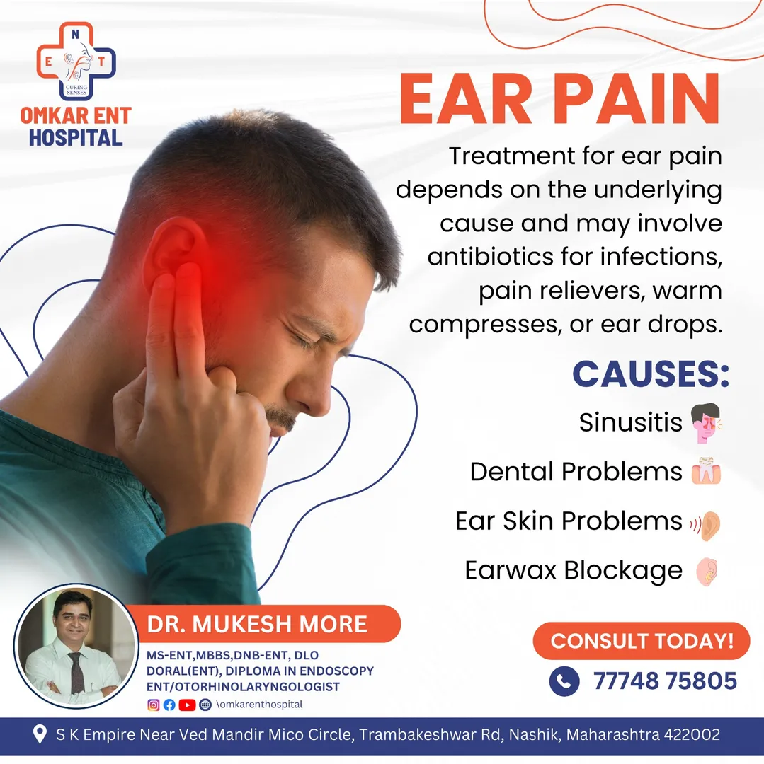 An Earache is a sharp, dull, or burning pain in on...